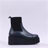 Marco Moreo Vale Stretch Toe Cap Boot - Navy Leather